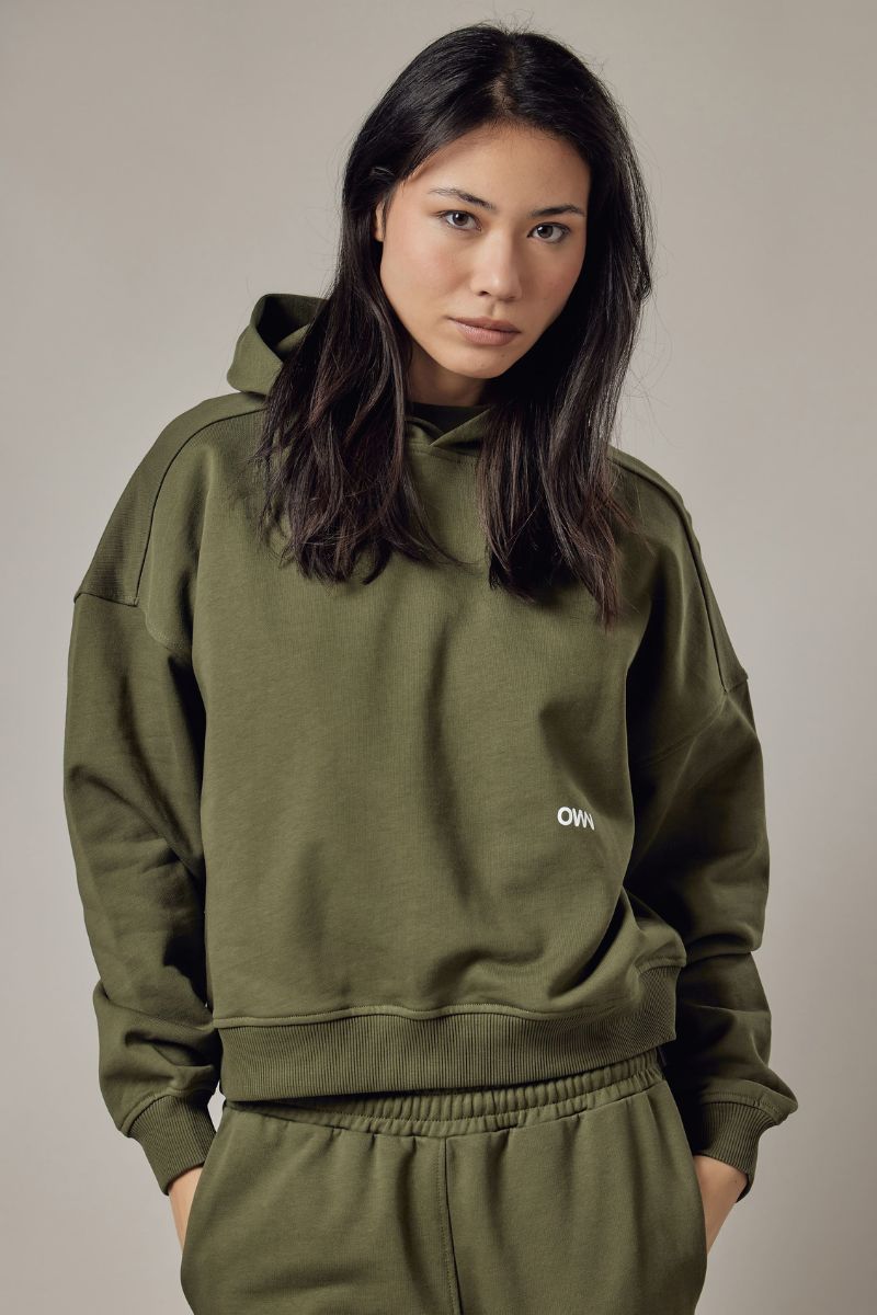 Felpa con Cappuccio Loose Fit