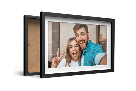 Foto incorniciate in stile galleria con qualità premium