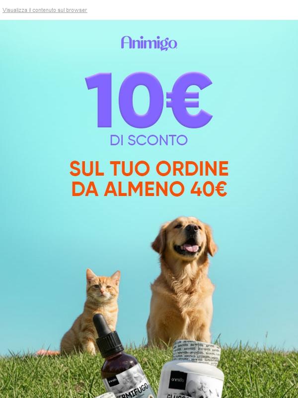 🎁 10€ Di Sconto Per La Cura Dei Tuoi Amici A 4 Zampe