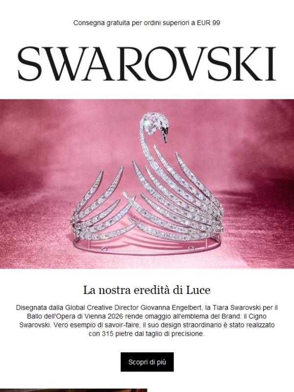 Al Ballo dell'Opera di Vienna 2026 con Swarovski
