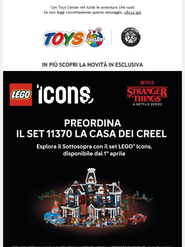 ♟️ PLAY 4EVER - In esclusiva LEGO Stranger Things La casa dei Creel!