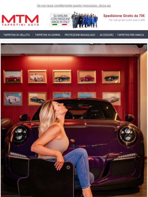 🚗Eleganza in velluto: scopri la linea Top. Tappetini 100% personalizzati