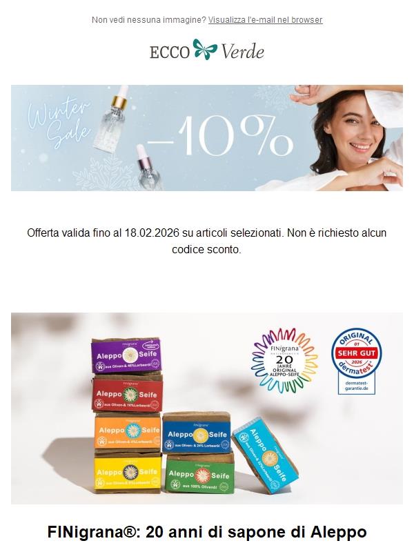 FINigrana®: 20 anni di sapone di Aleppo