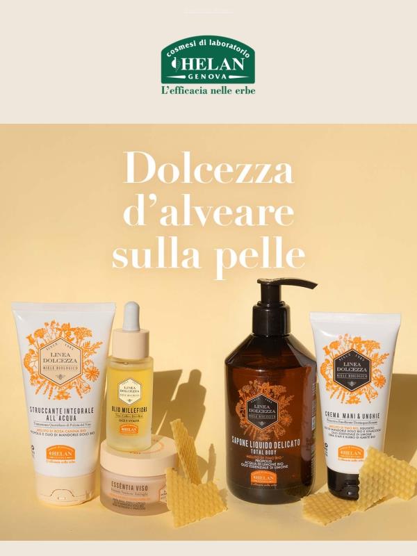 Linea Dolcezza: la ricchezza dell’alveare sulla tua pelle