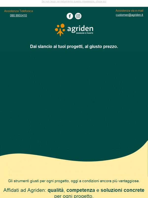 Qualità e convenienza: solo su Agriden! 🌿