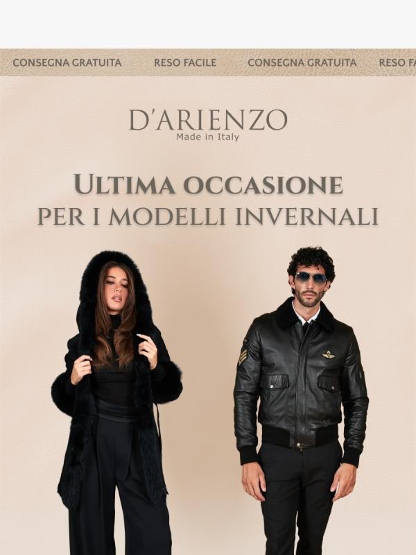 Ultima occasione per i modelli invernali in saldo