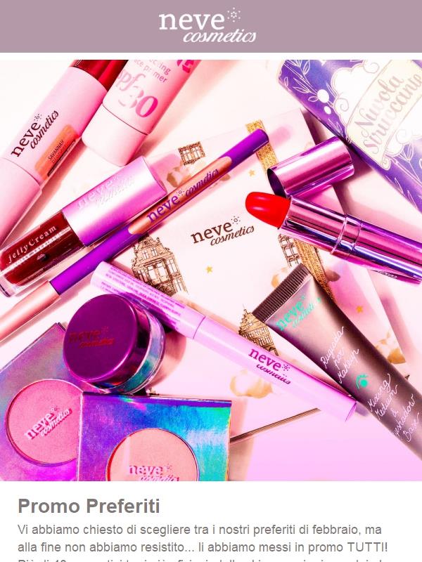 + di 40 cosmetici scontatissimi + spedizione gratis >25€