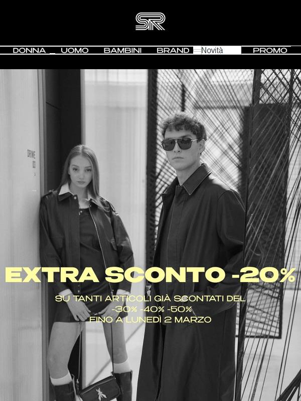 Inizia l'EXTRA SCONTO