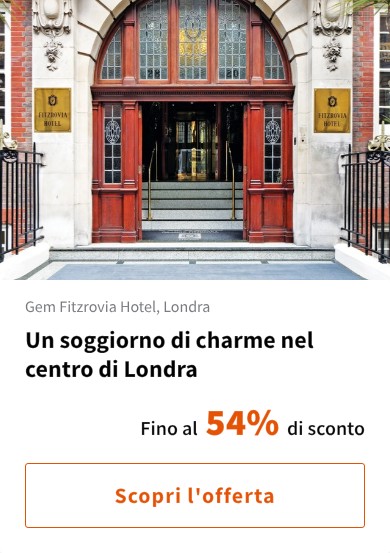Un soggiorno di charme nel centro di Londra