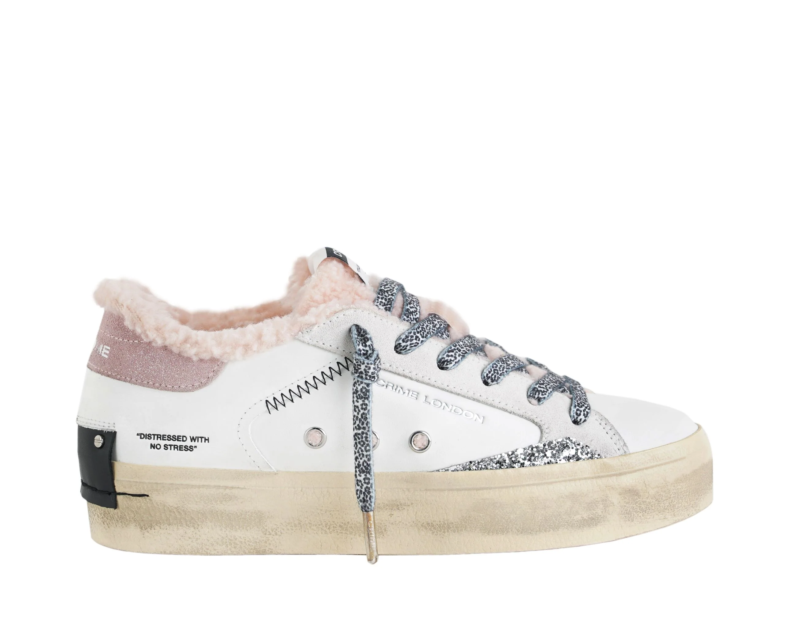 Image of Sneakers CRIME LONDON DISTRESSED PLATFORM 25075AA8.10 Cloud Pink Donna