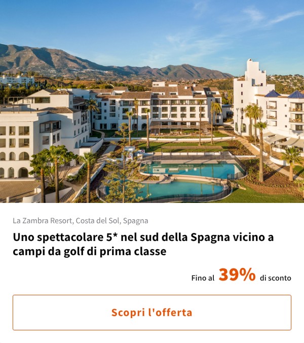 Uno spettacolare 5* nel sud della Spagna vicino a campi da golf di prima classe