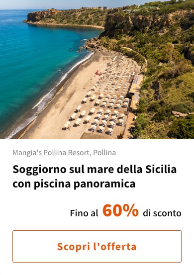 Soggiorno sul mare della Sicilia con piscina panoramica