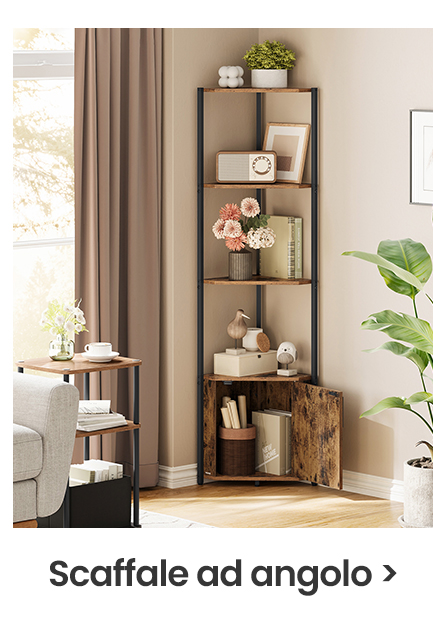 Scaffale ad angolo >