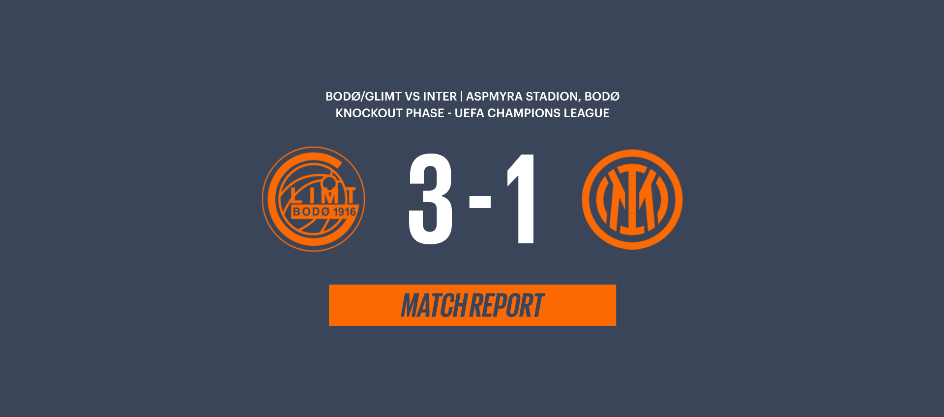 Match report