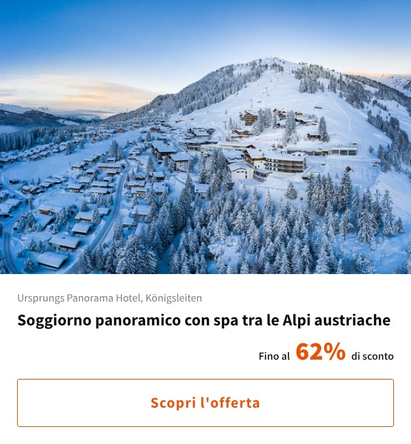 Soggiorno panoramico con spa tra le Alpi austriache
