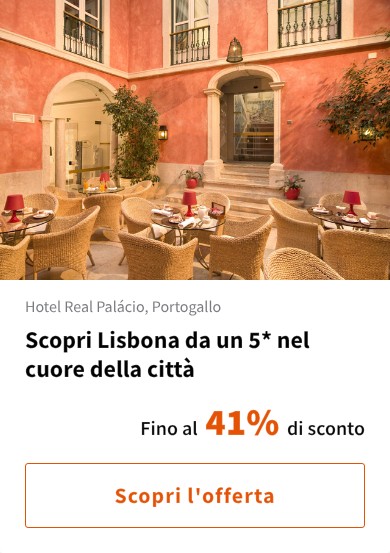Scopri Lisbona da un 5* nel cuore della città