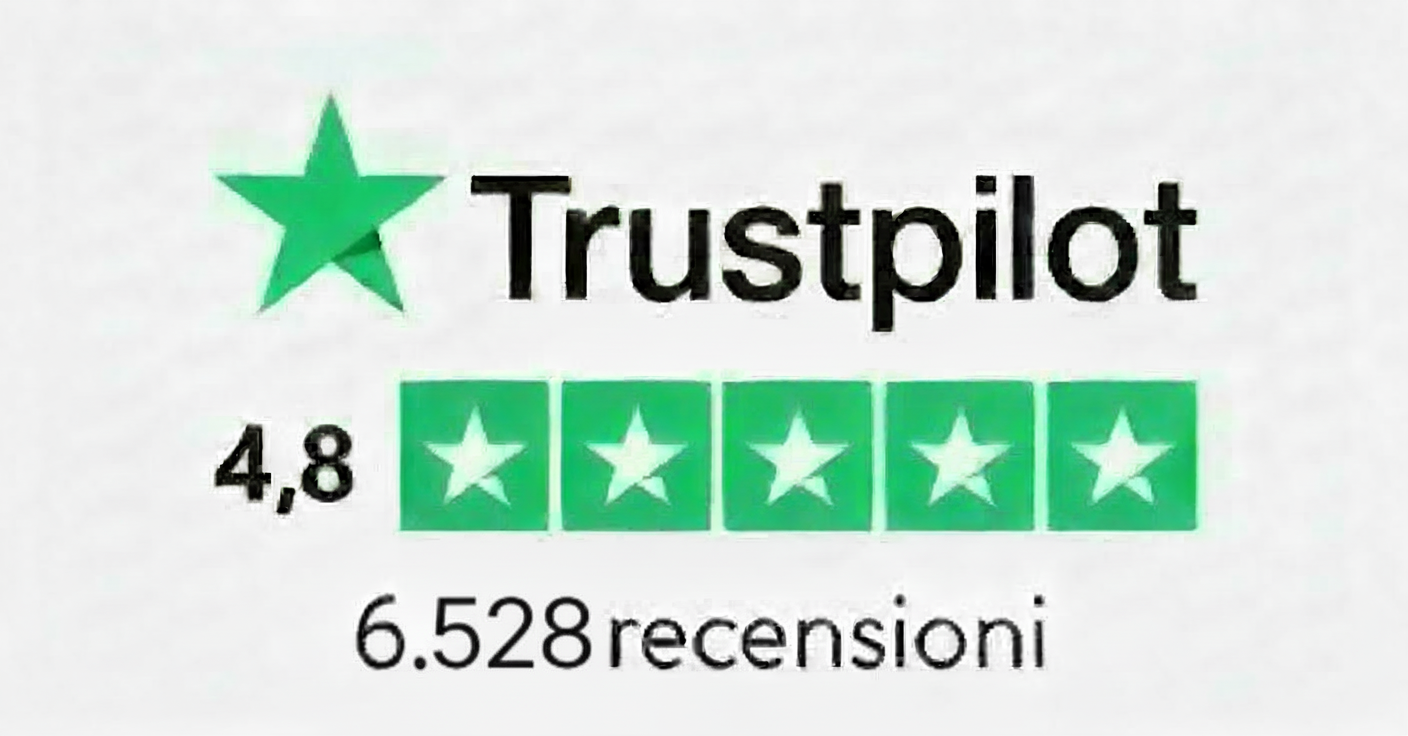Valutazione Eccellente su Trustpilot