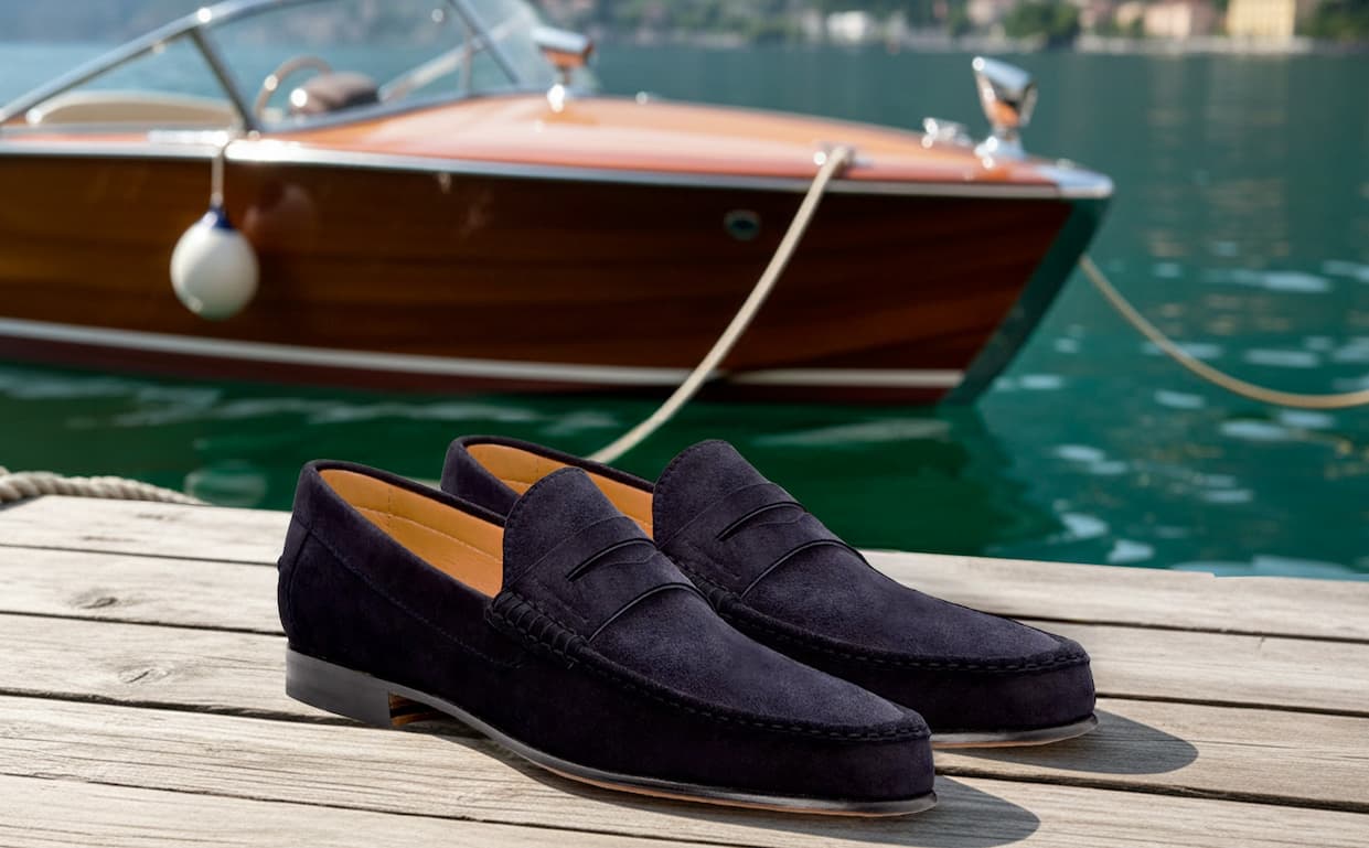 Calvi Suede on the lake