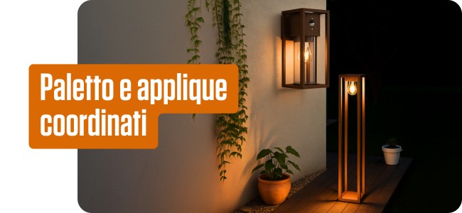 Paletto e applique coordinati
