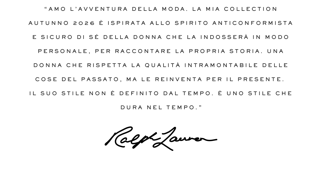 SFILATA AUTUNNO 2026