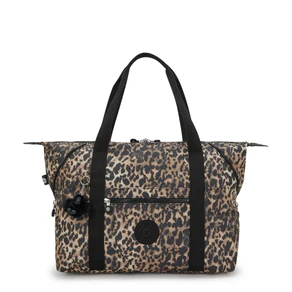 Kipling Borsone Shopper Viaggio in Tessuto Leopardato