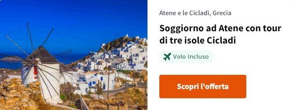 Soggiorno ad Atene con tour di tre isole Cicladi