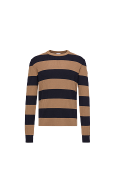 Maglione in lana a righe