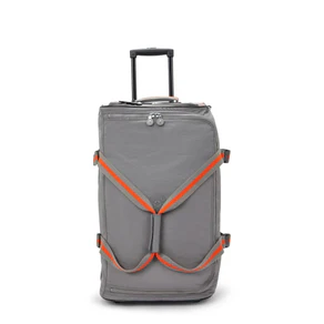 Kipling Trolley Medio 2 Ruote in Tessuto Grigio