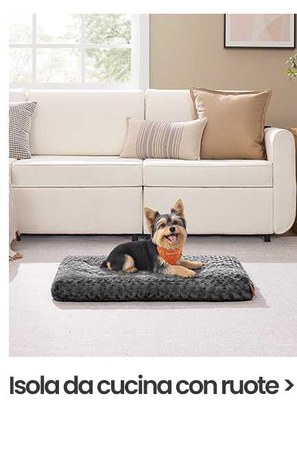 Isola da cucina con ruote >