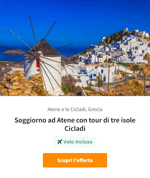 Soggiorno ad Atene con tour di tre isole Cicladi