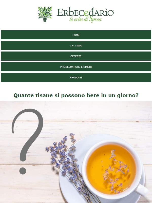Sai quante tisane si possono bere in un giorno? e quanti caffè? 🤓