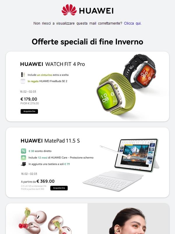 ⌛️❄️ Offerte per gli ultimi giorni d'Inverno