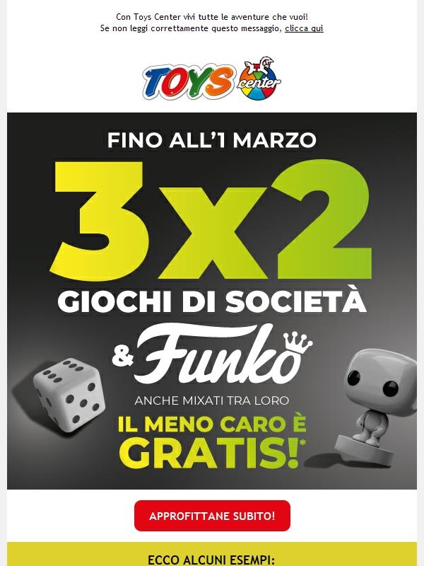 🎲 3x2 sui giochi di società e Funko! Fino all'1 marzo