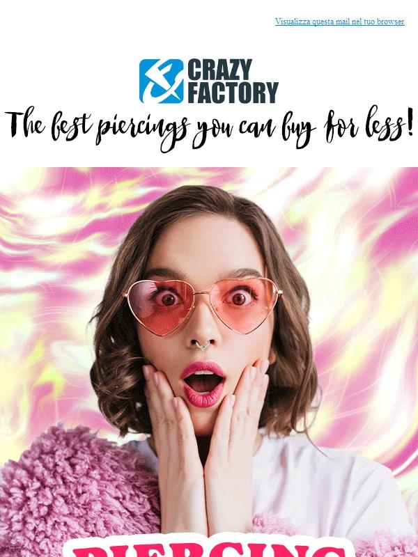 💥 Grandi novità nel mondo del piercing! Banane placcate in oro, eleganti anelli per piercing, labbra luccicanti e molto altro ancora, !