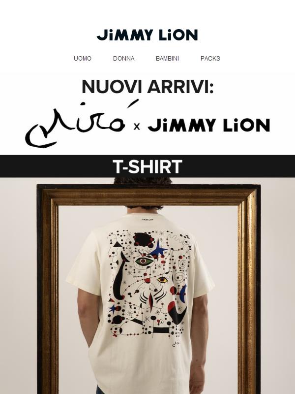 NOVITÀ T-shirt! Miró x Jimmy Lion