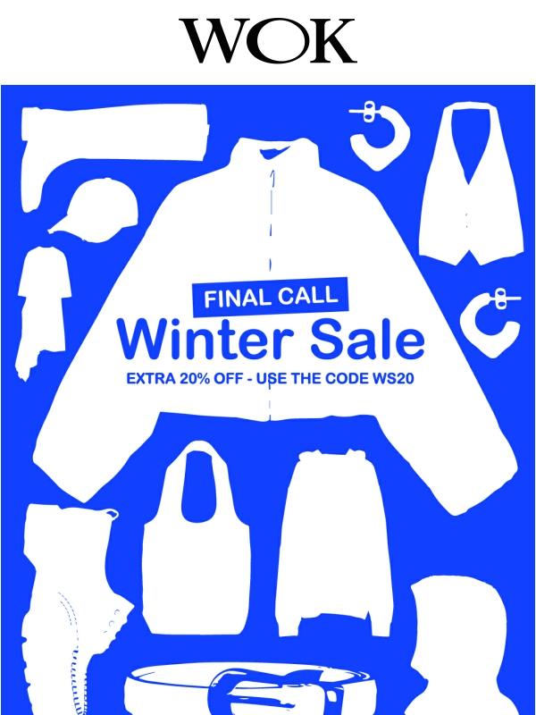 Final Call: Extra 20% Off Winter Sale!