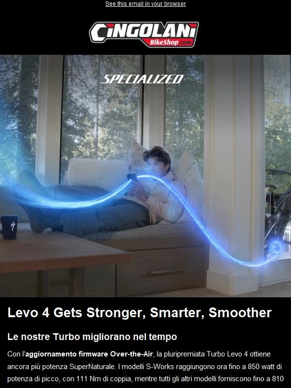 Levo 4 diventa ancora più potente!