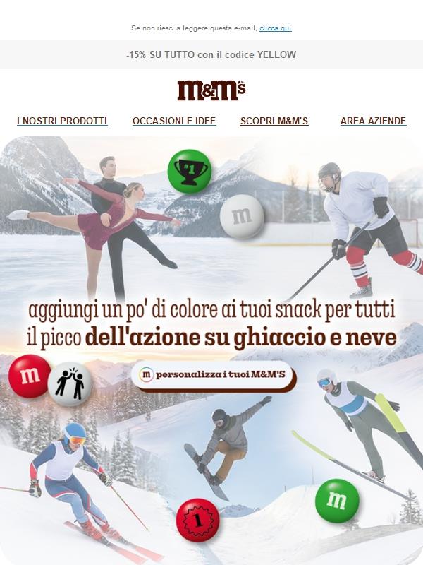 Praline di augurio per le Olimpiadi invernali