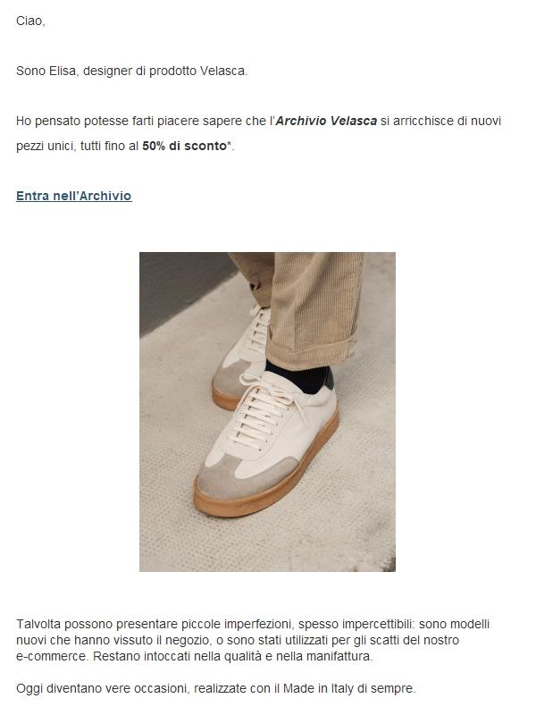 Pezzi unici, in promozione.