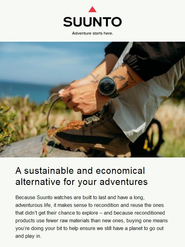 ♻️ Suunto certified refurbished products