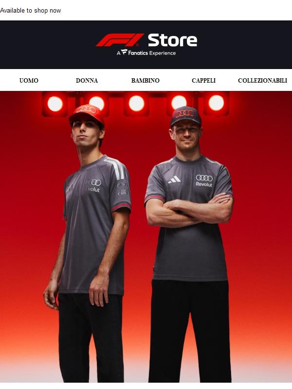 New to F1: Audi 2026 Teamwear