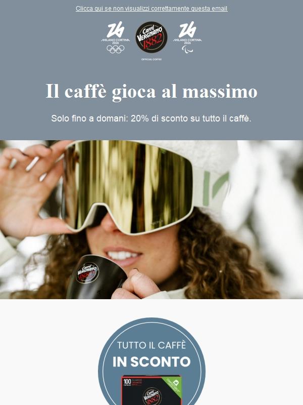 ☕ Il caffè gioca al massimo⛷️