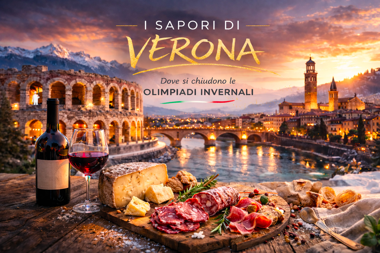 I sapori di Verona, dove si chiudono le Olimpiadi invernali