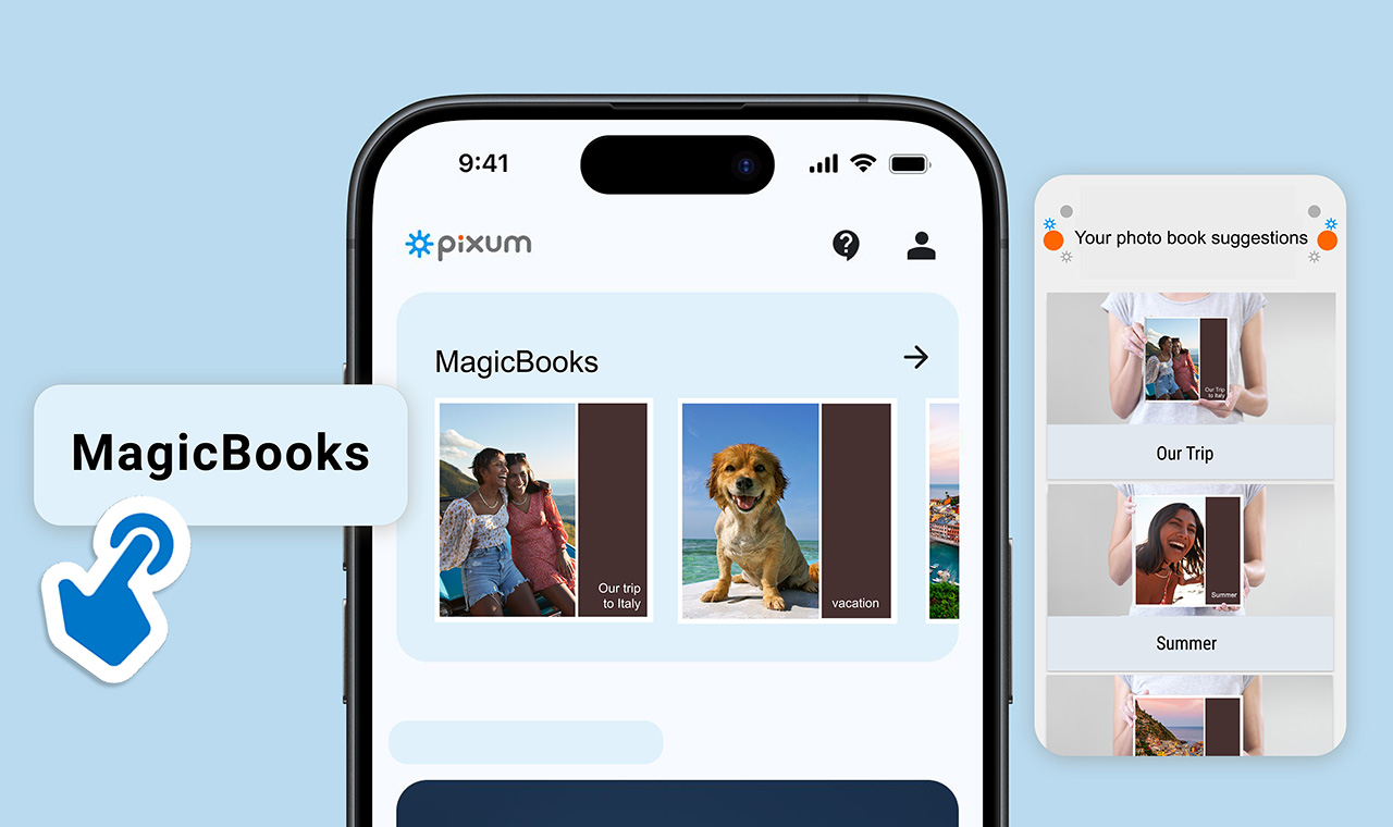 Cellulare con App Pixum