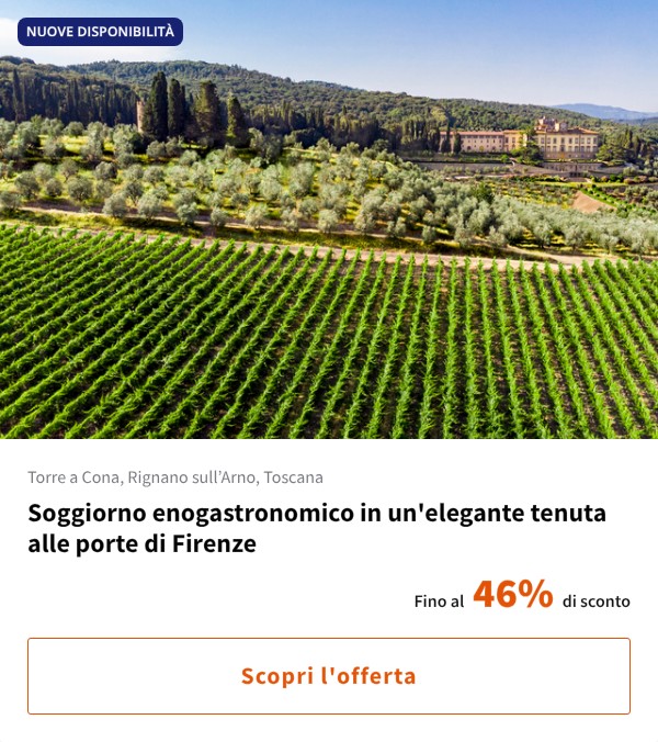Soggiorno enogastronomico in un'elegante tenuta alle porte di Firenze