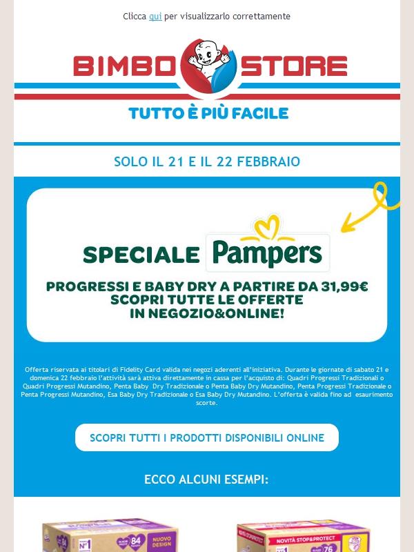 ⏰ Pampers 21 e 22.02 e in più Mellin solo il 21.02!