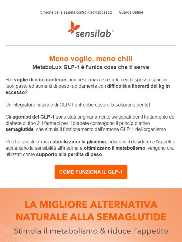 Offerta FLASH sulla migliore alternativa alla semaglutide