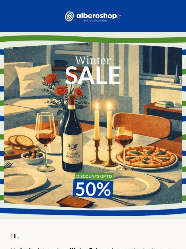 Last days of discounts