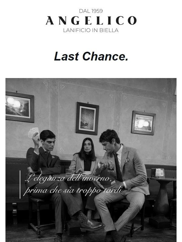 LAST CHANCE | Fino al 70%