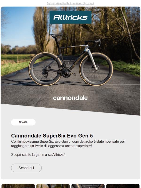 Cannondale SuperSix Evo: La 5ª generazione è arrivata !